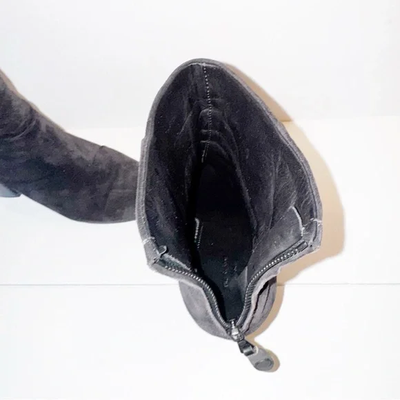 Rag & Bone Newbury Black Leather Suede Ankle Boots Sz 9.5 ASO Celebrities Chunky - Picture 13 of 15